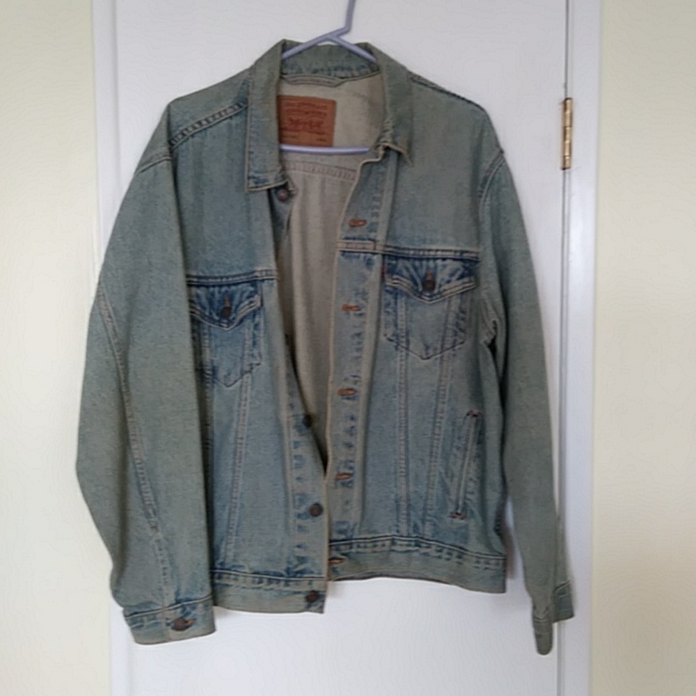 Levis 80’s Jean Jacket 70507-4890 Trucker Jacket USA Large smoke- pet-free home